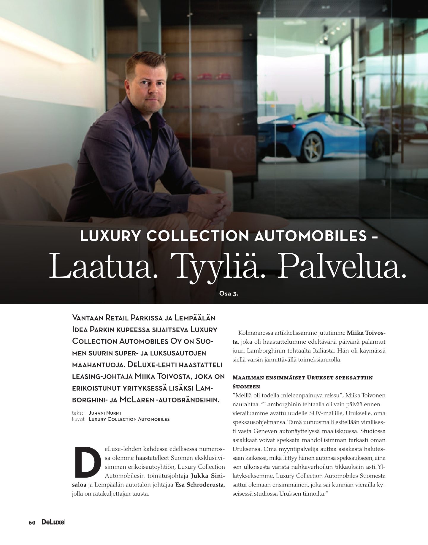 Luxury Collection Automobiles - Laatua. Tyyliä. Palvelua.